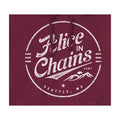 Maroon - Side - Alice In Chains Unisex Adult Circle Logo Pullover Hoodie