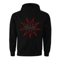 Black - Back - Slipknot Unisex Adult Goat-S Back Print Pullover Hoodie