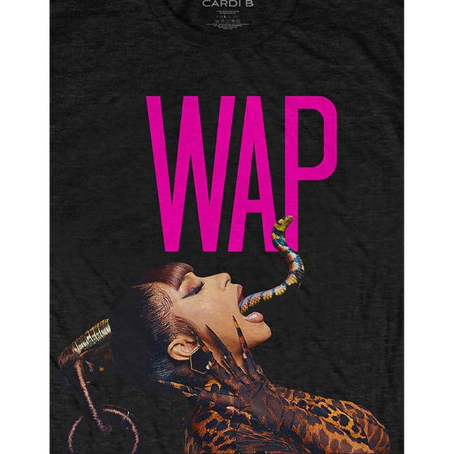 Cardi B Unisex Adult WAP Dripping Snake T Shirt Discounts on great Brands