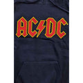 Navy Blue - Back - AC-DC Unisex Adult Logo Hoodie