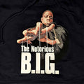 Navy Blue - Back - Biggie Smalls Unisex Adult Reachstrings Hoodie