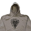 Sand - Back - Gojira Unisex Adult Fortitude Heart Hoodie