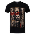 Black - Front - Slipknot Unisex Adult Mezzotint Decay Back Print T-Shirt