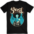 Black-Blue - Front - Ghost Unisex Adult Opus T-Shirt