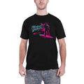 Black - Front - Michael Jackson Unisex Adult Neon Cotton T-Shirt