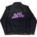 Denim Blue - Back - Black Sabbath Unisex Adult Wavy Logo Denim Jacket