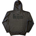 Charcoal Grey - Back - The Beatles Unisex Adult Drop T Logo Hoodie