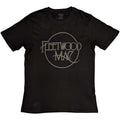 Black - Front - Fleetwood Mac Unisex Adult Classic Logo Cotton Hi-Build T-Shirt