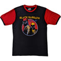 Black-Orange - Front - Black Sabbath Unisex Adult Never Say Die T-Shirt