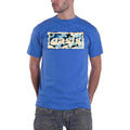 Blue - Side - Oasis Unisex Adult Camo Logo T-Shirt