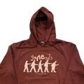 Brown - Back - Genesis Unisex Adult The Way We Walk Pullover Hoodie