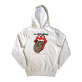 White - Front - The Rolling Stones Unisex Adult Leopard Tongue Pullover Hoodie