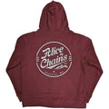 Maroon - Back - Alice In Chains Unisex Adult Emblem Full Zip Hoodie