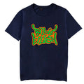 Navy Blue - Front - Billie Eilish Unisex Adult Graffiti Cotton T-Shirt
