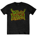 Black - Front - Billie Eilish Unisex Adult Graffiti Cotton T-Shirt