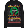 Black - Back - Run DMC Unisex Adult Holiday Christmas Sweatshirt