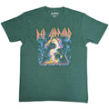 Green - Front - Def Leppard Unisex Adult Hysteria T-Shirt