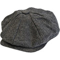 Grey - Front - Peaky Blinders Unisex Adult By Order Flat Cap