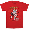 Red - Front - The Rolling Stones Unisex Adult Start Me Up Cotton T-Shirt