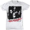 White - Front - Iggy & The Stooges Unisex Adult Faces Cotton T-Shirt