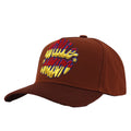 Brown-Yellow-Pink - Front - Willie Nelson Unisex Adult Emblem Baseball Cap