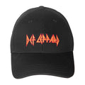 Black - Back - Def Leppard Unisex Adult Logo Baseball Cap