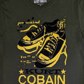Green - Lifestyle - Kurt Cobain Unisex Adult Converse T-Shirt