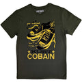 Green - Front - Kurt Cobain Unisex Adult Converse T-Shirt