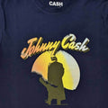 Navy Blue - Lifestyle - Johnny Cash Unisex Adult Walking Guitar T-Shirt