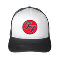 Black-White-Red - Back - Foo Fighters Unisex Adult Logo Mesh Cap