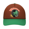 Brown-Green - Back - Bob Marley Unisex Adult Exodus Lion Mesh Back Cap