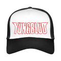 Black-White-Red - Back - Yungblud Unisex Adult Outline Logo Cap