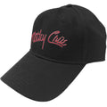 Black-Red - Front - Motley Crue Unisex Adult Logo Baseball Cap