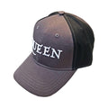 Charcoal Grey-Black - Front - Queen Unisex Adult Two Tone Logo Baseball Cap