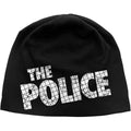 Black - Front - The Police Unisex Adult Logo Beanie