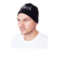 Black - Side - Opeth Unisex Adult Logo Beanie