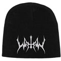 Black - Front - Watain Unisex Adult Logo Beanie