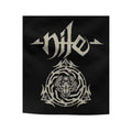 Black - Side - Nile Unisex Adult Scarab Logo Beanie