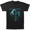 Black - Front - The Rolling Stones Unisex Adult Colour Glow T-Shirt