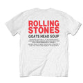 White - Back - The Rolling Stones Unisex Adult Goat Head Soup Track List T-Shirt