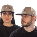 Black-Sand - Back - Pink Floyd Unisex Adult Dark Side of the Moon Prism Snapback Cap