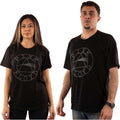 Black - Front - Pink Floyd Unisex Adult Diamante Circle Logo T-Shirt