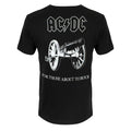 Black - Back - AC-DC Unisex Adult About To Rock Back Print T-Shirt