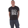 Black-White - Front - Bad Meets Evil Unisex Adult Logo Cotton T-Shirt