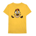 Yellow - Front - The Lion King Unisex Adult Timon Back Print Cotton T-Shirt