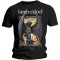 Black - Front - Lamb Of God Unisex Adult Winged Death Cotton T-Shirt