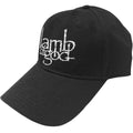 Black-Sonic Silver - Front - Lamb Of God Unisex Adult Logo Baseball Cap