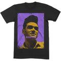 Black-Purple-Yellow - Front - Morrissey Unisex Adult Cotton T-Shirt
