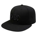 Black - Front - AC-DC Unisex Adult Canon Pop Art Snapback Cap