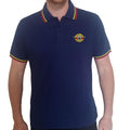 Navy Blue - Front - Guns N Roses Unisex Adult Classic Logo Polo Shirt